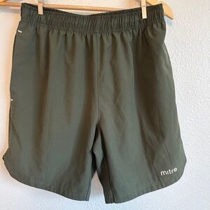 Men's Deep Green Mitre Shorts